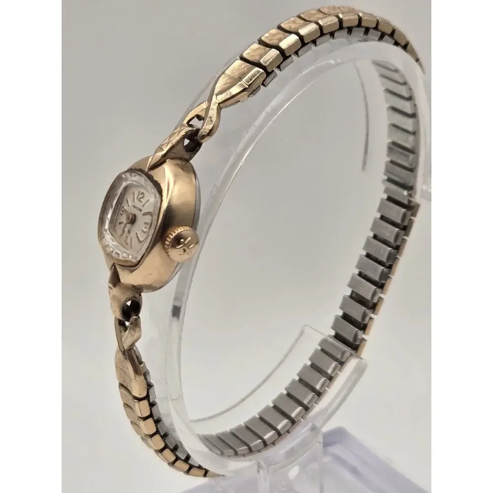 Hamilton Vintage Women’s Watch 10K RGP Bezel Stainless Steel Back